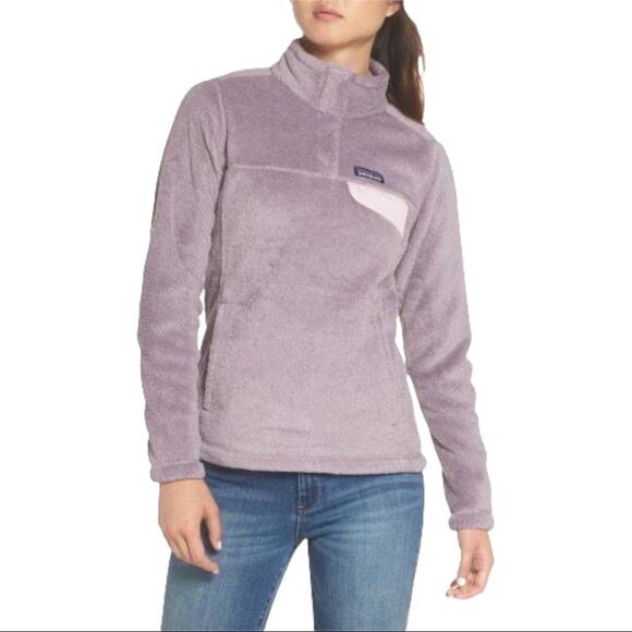Patagonia Re-Tool Snap T Fleece Pullover Smokey Violet Purple sz XS - Picture 3 of 6